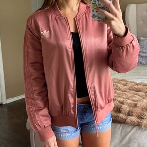 adidas Dusty Rose Bomber Jacket